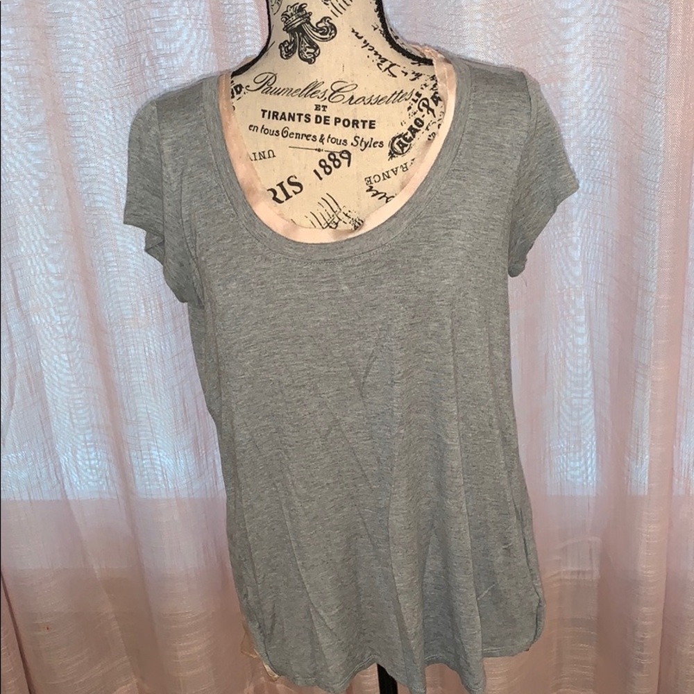 Anthropologie Bordeaux Gray + Pink